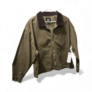 Madden NYC Olive Women's Barn Canvas Jacket